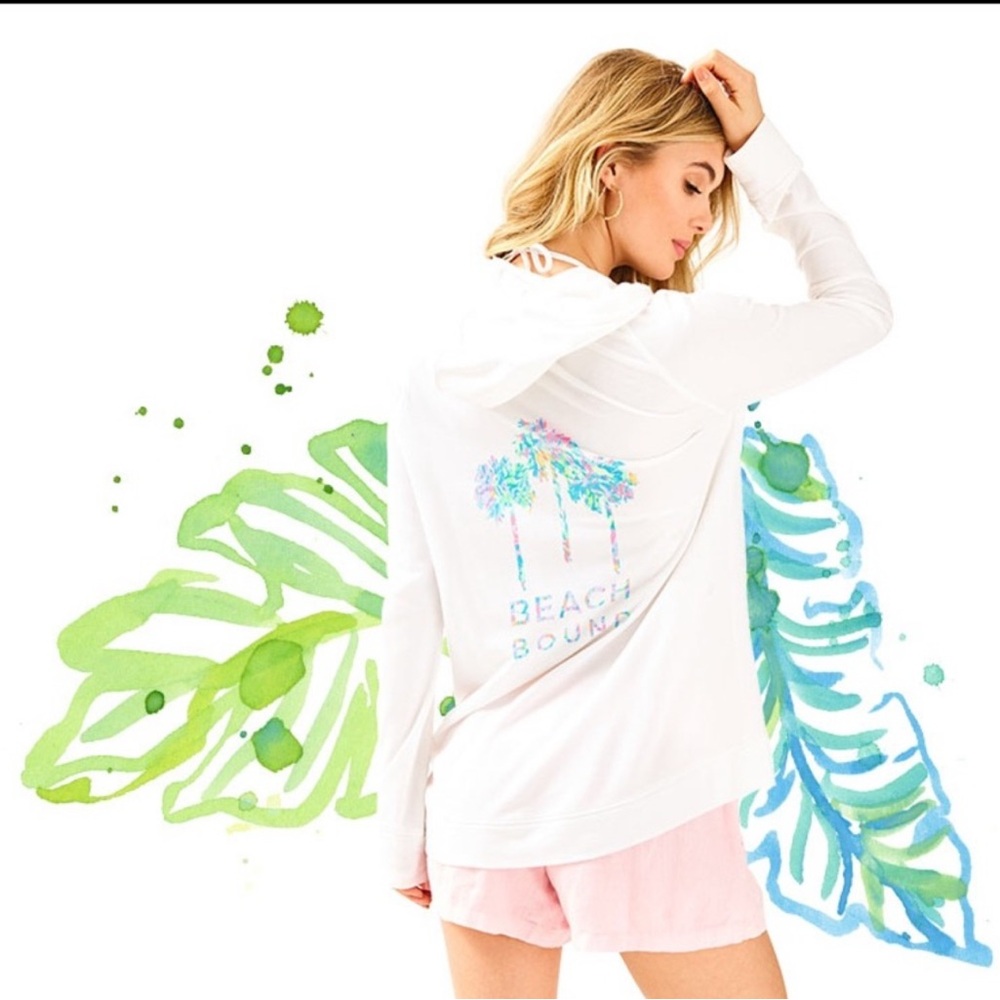 Lilly Pulitzer UPF 50+ MOORING HOODIE Beach Bound